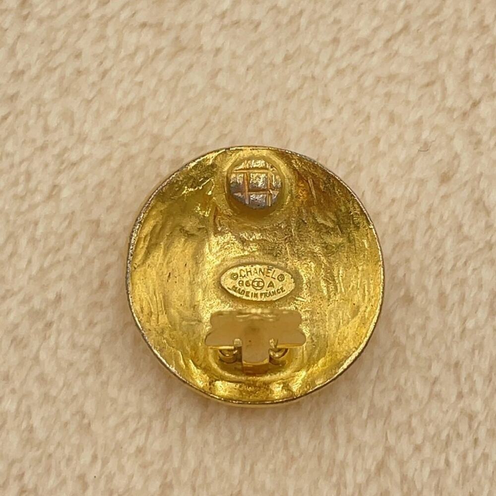 Authentic Chanel Coco Marks 96A GP earrings 22.72g W/Box - Picture 12 of 12